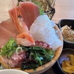 Mekiki no Ginji Chofu Minamiguchi Ekimae Ten - 刺身定食（1400円）の刺身