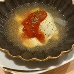 Hakata Oden to Kuroge Wagyu no Mise Kuroko - 焦がしチーズ玉ねぎ