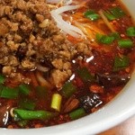 中国料理　八仙閣 - 激辛台湾ラーメン680円（アップ）