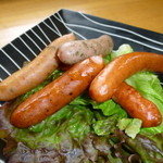 Assorted sausages