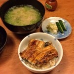 Shichi Raku - ご飯と汁物はウナギとアコウ。4千円でここまでしてくれるとはなんて良心的！