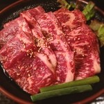 Sumibi Yakiniku Sai - 10秒ロース！！とろけまーす(*^^*)