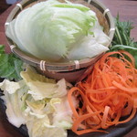 Shabu Shabu On Yasai Akita Nida Ten - メニューで選ぶのに迷ったので野菜盛りをおかわり