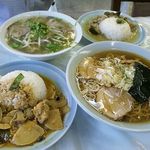 泰苑 - ラーメン・フォーとタイカレーセット