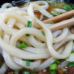 Shochan Udon Ano O Ten - 「肉うどん」平打ちの自家製中太麺