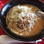 くるまやラーメン - 味噌納豆ラーメン