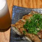 Gyoza Kobo Chibisuke Juso Ten - 焼きねぎ餃子￥420