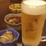 Washoku Izakaya Hanamisaki - 嫁が居酒屋行きたいと言うので、花岬でカンペ( ^ ^ )/□
                        飲むのはお父さんだけなんですけどね。