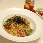 Queens Court　〜女神の中庭〜 - 醤油ベースであっさり　　　　季節の倭パスタ