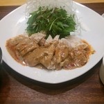 DINNING - 蒸し鶏ピリ辛ソース ご飯セット(780円)