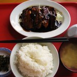 NEW Shanghai - 豚肉のやわらか煮ランチ定食ごはん大盛（税込５００円）