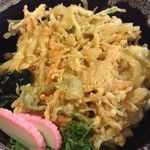 Udon Kakurega - かきあげぶっかけうどん　600円