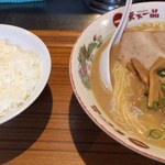 天下一品 - こってりラーメン大盛り、ライス