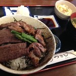 Robata Yaki Tsukiji Shimane Ten - ステーキ丼