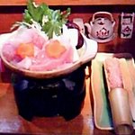 Edo Musume - 大山鶏の鶏つくね鍋　　￥１６００