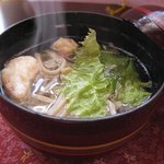 筑前茶屋 - 御膳の温かい蕎麦