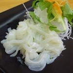 Squid somen (sashimi)