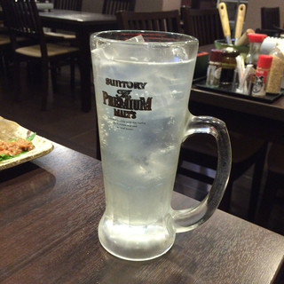 力士料理 金鍋 - レモン酎ハイ