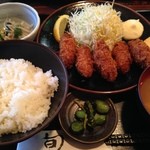 Motojiro - カキフライ定食（900円）