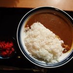 吉野家 - カレーライスと福神漬け