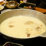 鳥元 - 2015.1 名物 伊達鶏の水炊き鍋