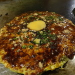 Okonomiyaki Soseki - やっぱり花かつおが踊らないとお好み焼きでない感じ・・・