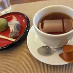 Fugetsu Do - 【和菓子セット(400円)】「薄皮饅頭」と「抹茶」