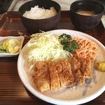 Tonkatsu Tatsumi - ヒレカツ定食並
                        ローカルなトンカツ屋さん