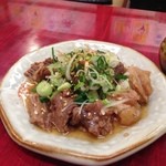 龍園 - スジ煮込み、これまたうまし！