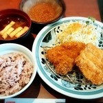 とんかつ 濵かつ - ★浜勝ランチ(赤だし&麦ごはん)