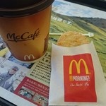 McDonalds Hakuraku Ekimae Ten - ハッシュポテト＆コーヒー(M)、￥200！！