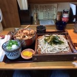 Soba Dokoro Yui - 天丼＆ざるセット