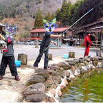 Shichifuku Onsen Uto no Sho - 山女魚釣り。
                        入れ食い❤︎