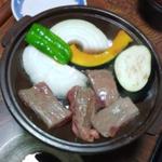 Minshuku Atsuhama - 料理２　夕食　鉄板焼き