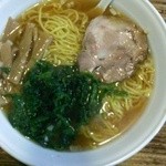 らーめん首鬼 - 醤油ラーメン大盛り