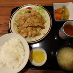 Minshuku Shokuji Fuji - 生姜焼き定食