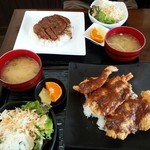 Lucky Shokudo - エビかつめしが肉厚で美味しいよ