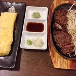 Kichi Ya Minamimorimachiten - 150706きち屋南森町店国産牛のヘレステーキ1080円きち屋の出し巻き玉子480円