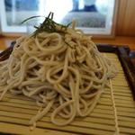 しずく庵 - 十割そば麺アップ