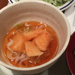 ホテルエース盛岡 - 2015年8月。朝食バイキングの冷麺。