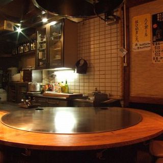 Teppan-yaki counter. Enjoy an immersive meal◎