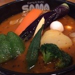 チキンカレー５番エビスープ