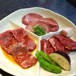 Yakiniku Kirari - 肉は3種類ですね。