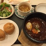 Coffee & Restaurant El - 煮込みハンバーグセット