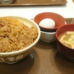 Sukiya Tsuchiura Ten - 牛丼大盛り たまごセット