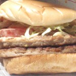 Mos Burger Okayama Hanajiri Ten - Wモス野菜バーガー オーロラソース仕立て 480円(税込)