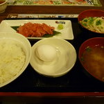 Sakura Suisan Kumagaya Azu Ten - まぐろ中おち定食　600円