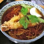 Teuchi Soba Sanpei - 天ぷらそば大盛り