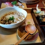 すしダイニング 四日市 - うどん御膳です