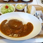 Mori no Mimizuku - 特製牛すじハンバーグカレーセット